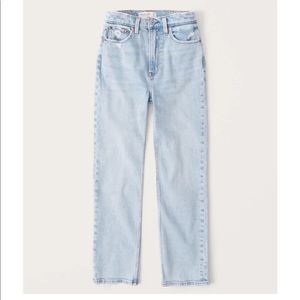 Abercrombie 90s Ultra High Rise Straight Jeans